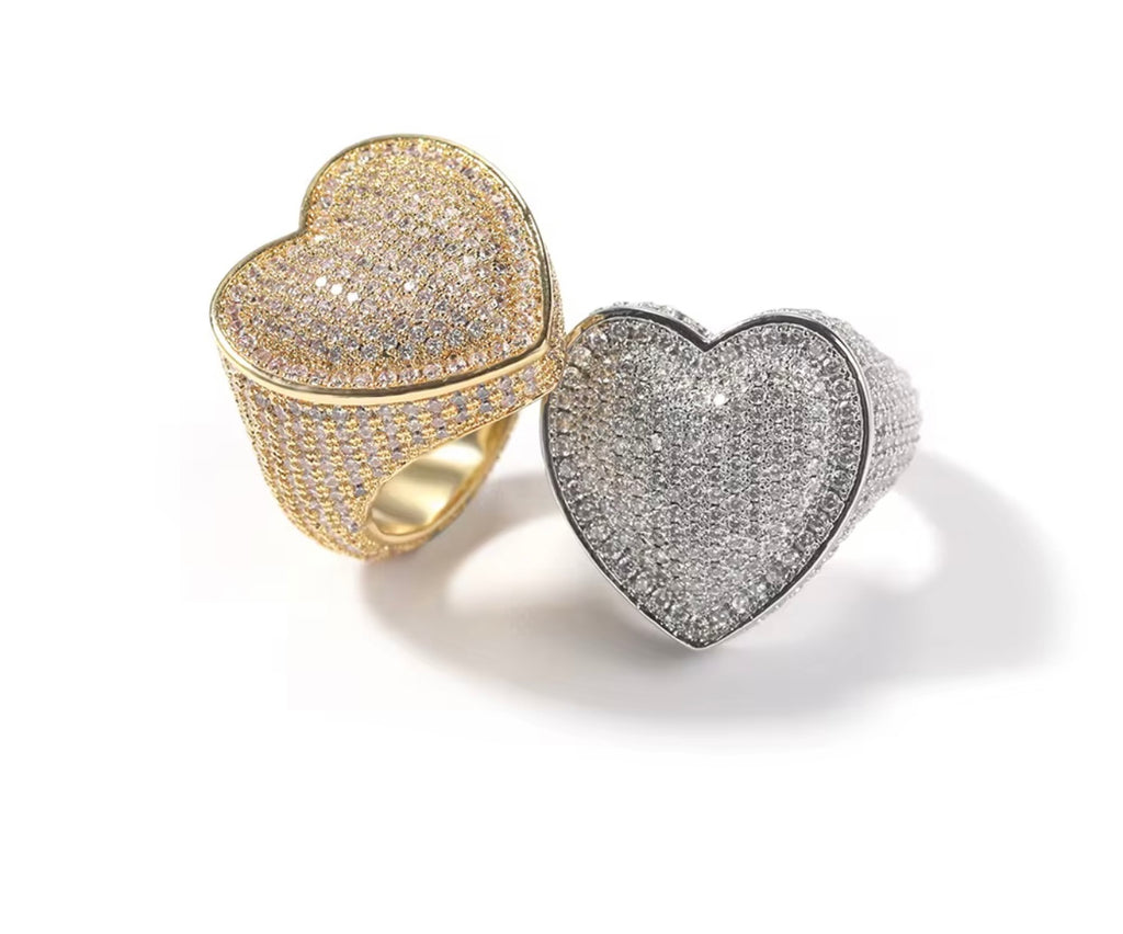 Icy Heart Ring