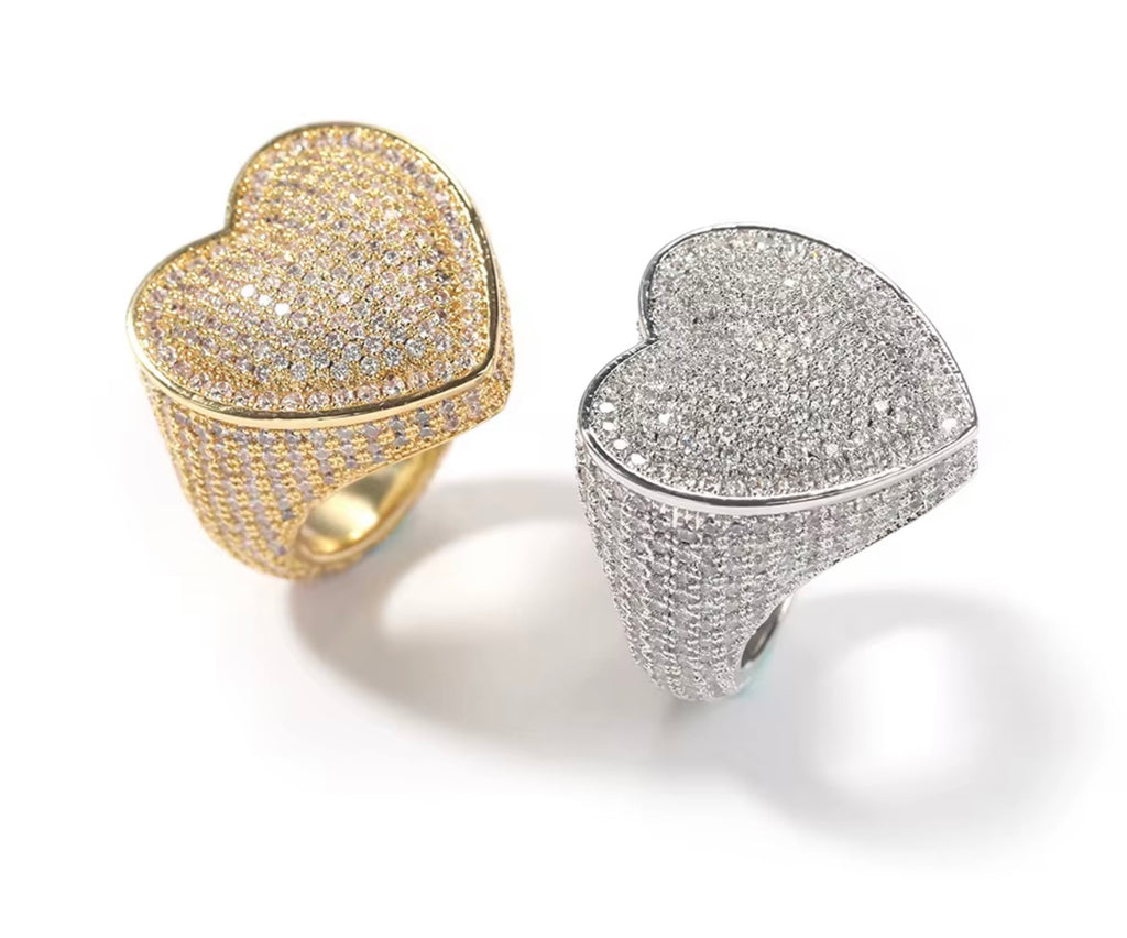 Icy Heart Ring